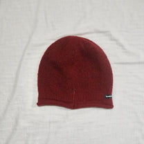 Button Knit Beanie【Red】