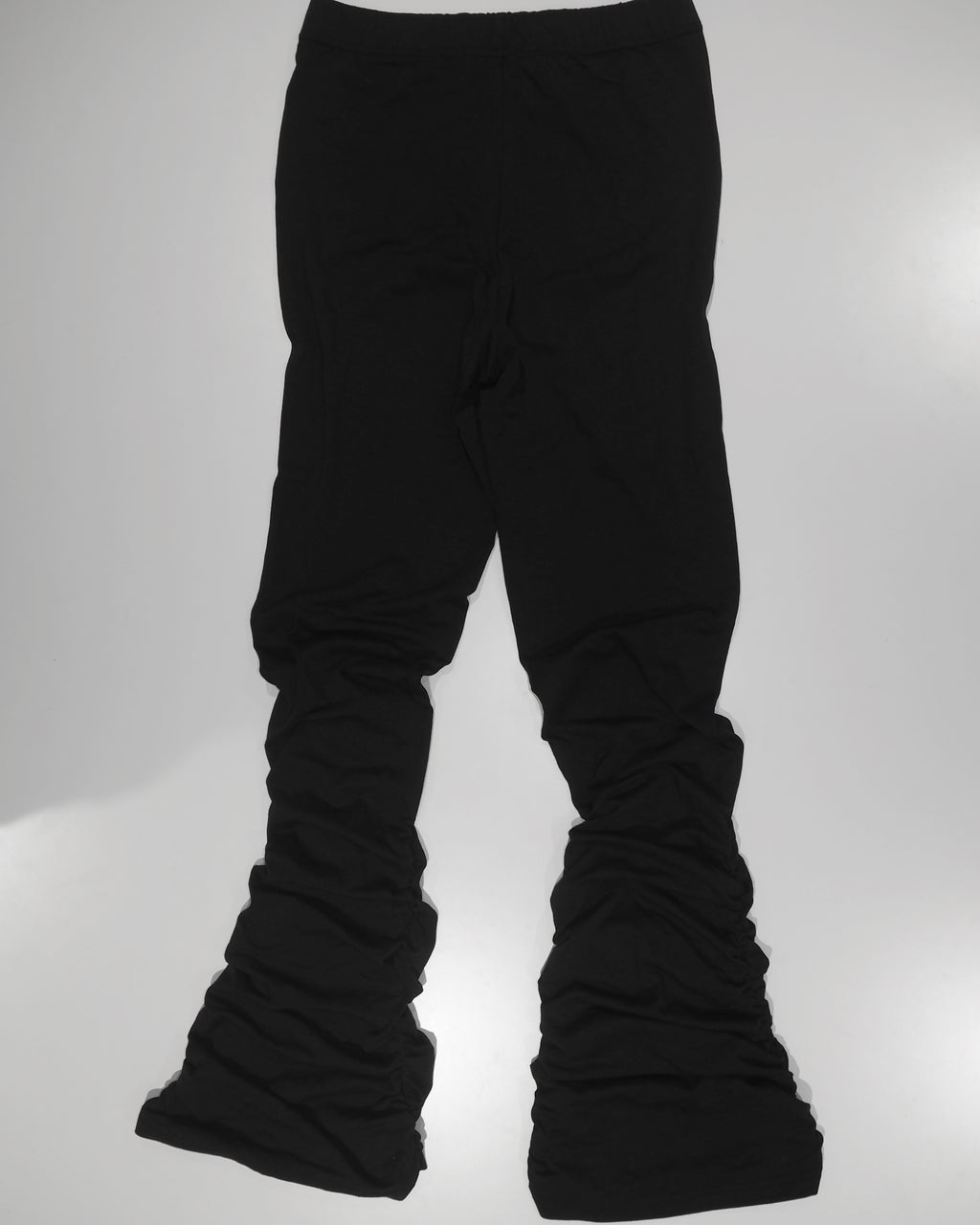 Heavy rib-shirring Leggings Pants
