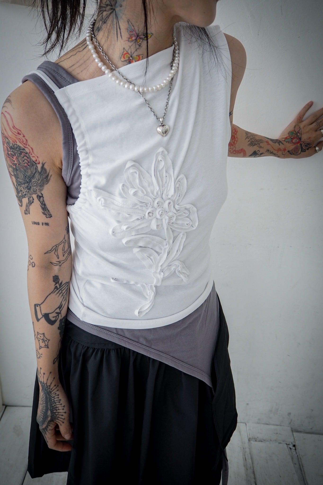 Flower Strap Sleeveless