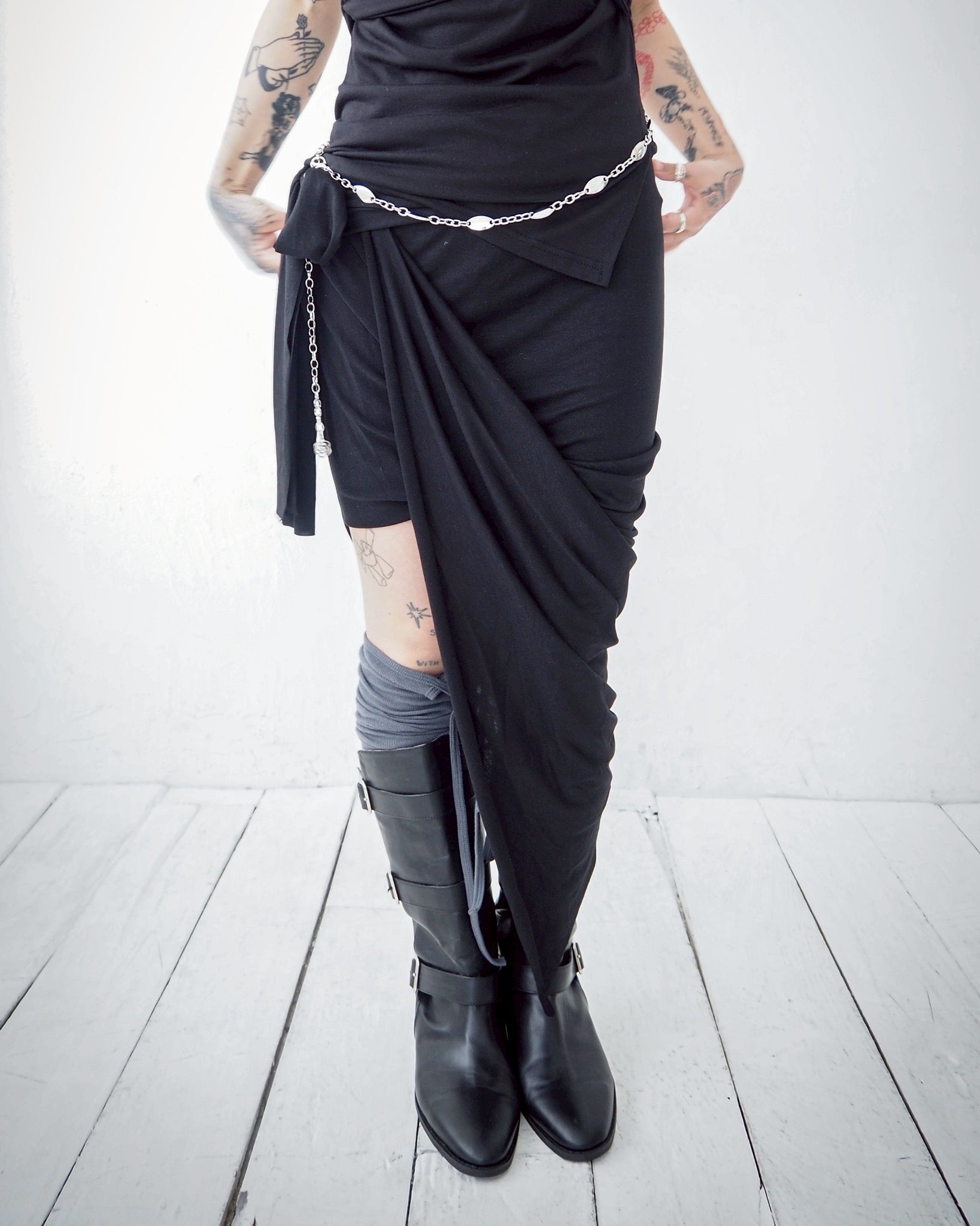 Unbalance Layered Skirt