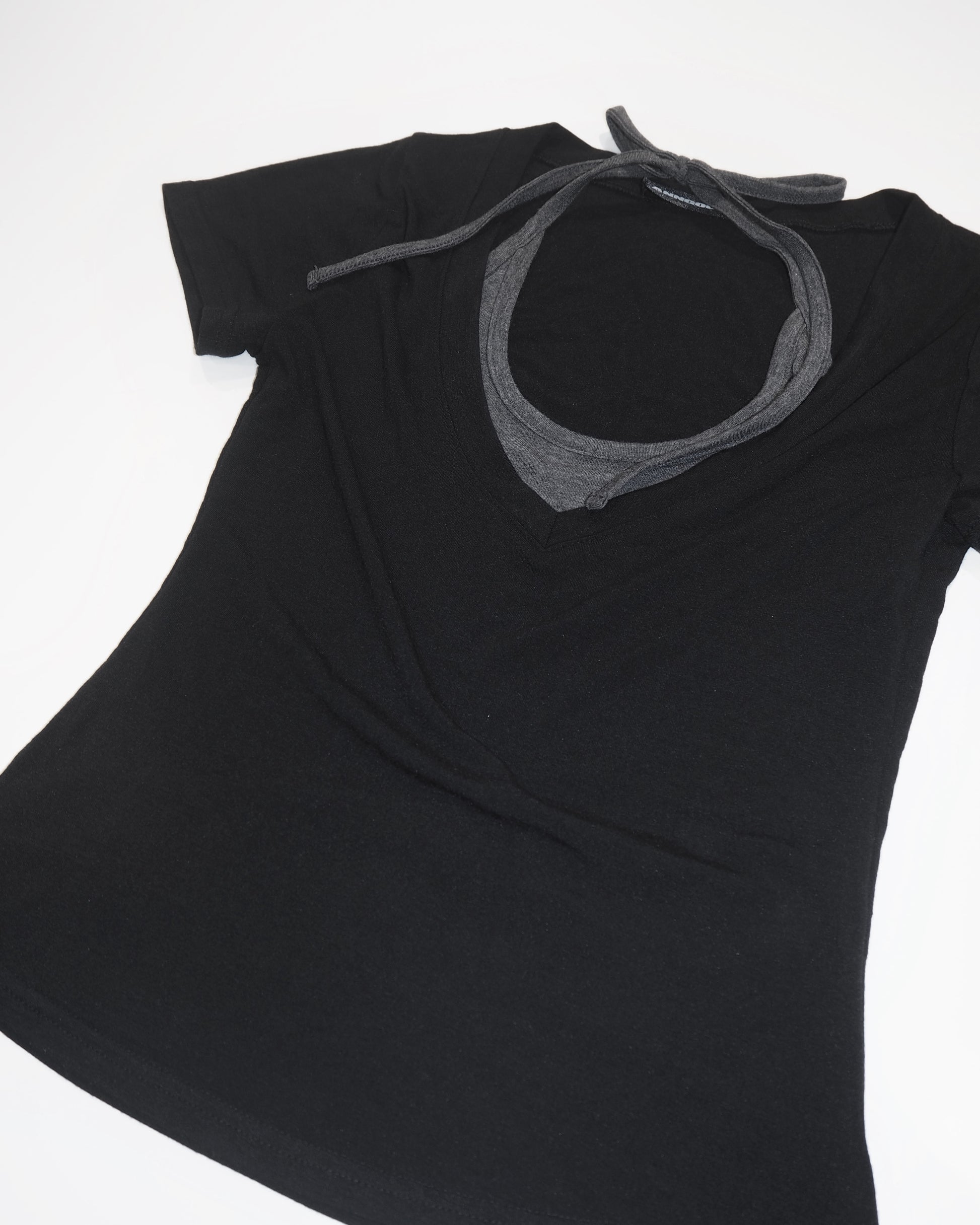 Halter-neck Layerd T-shirt