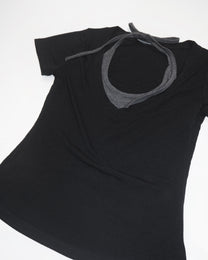Halter-neck Layerd T-shirt