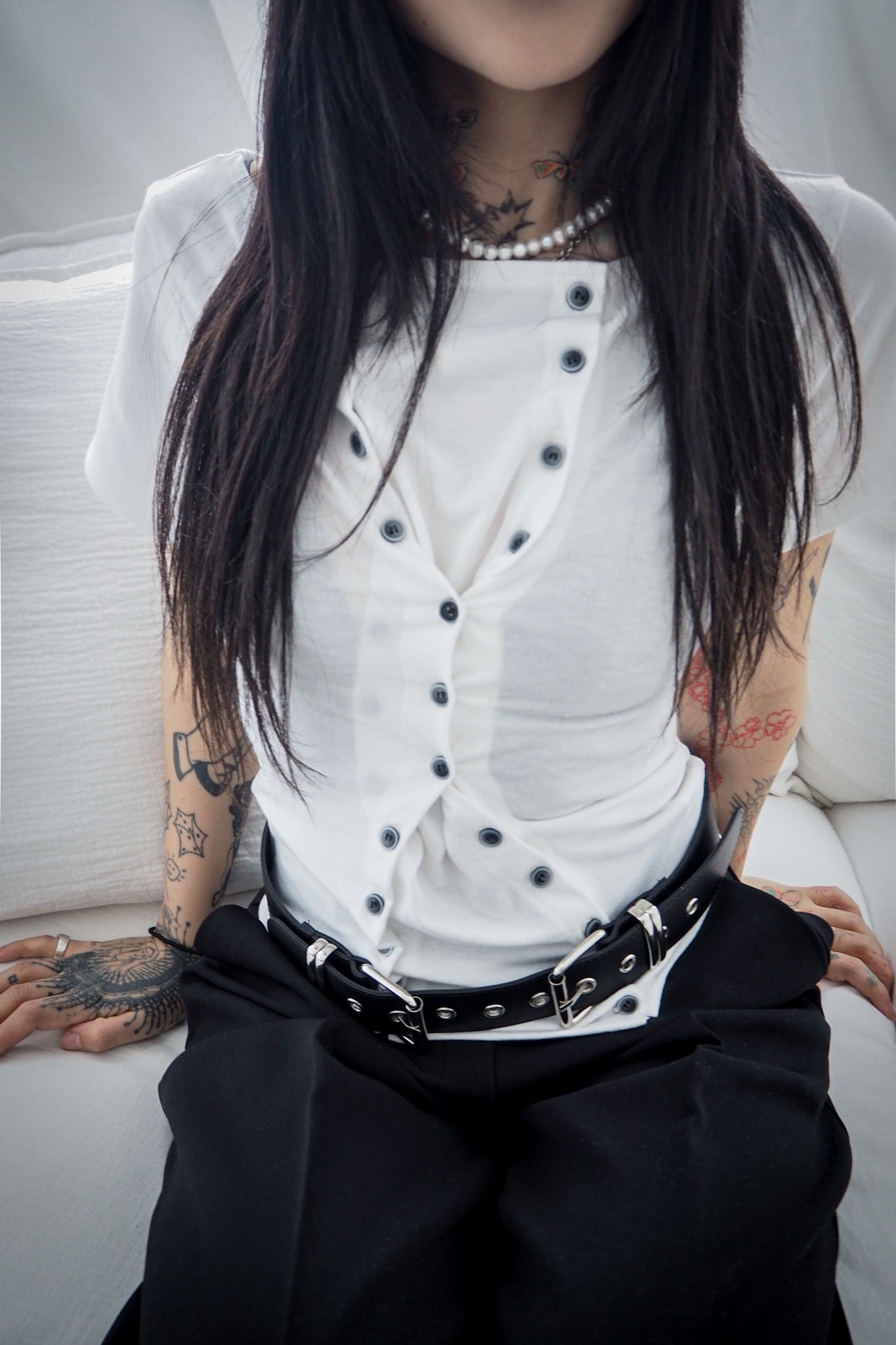 Button Panic T-shrit