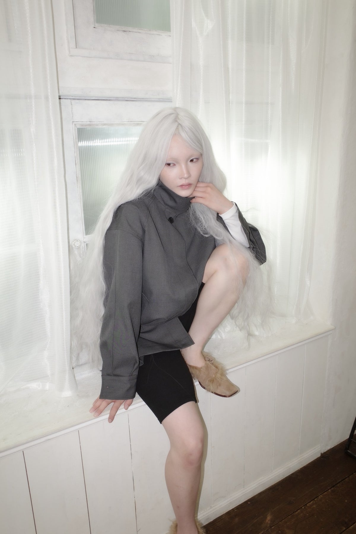 BELTED OVERSIZE JACKET