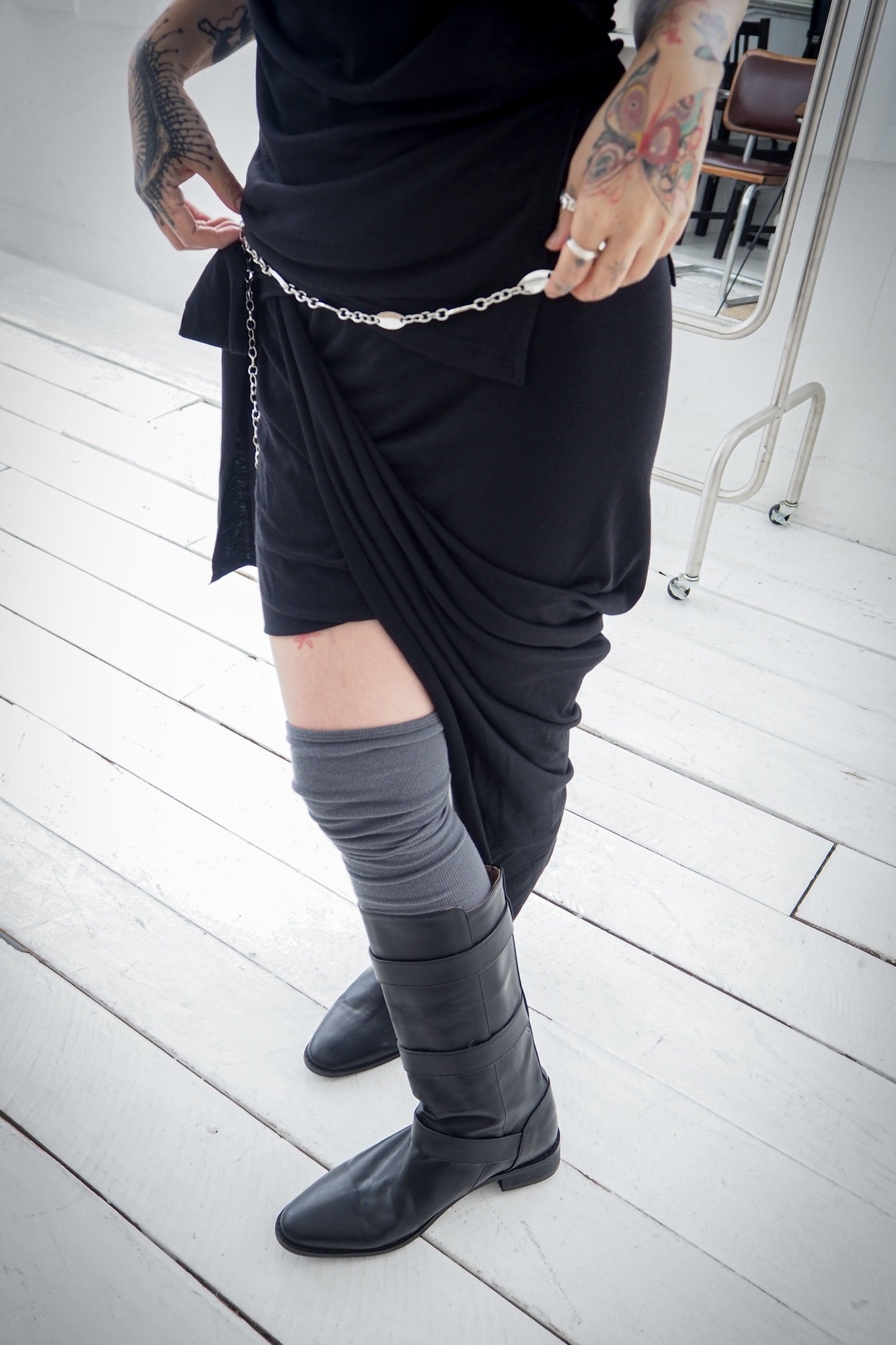 Unbalance Layered Skirt