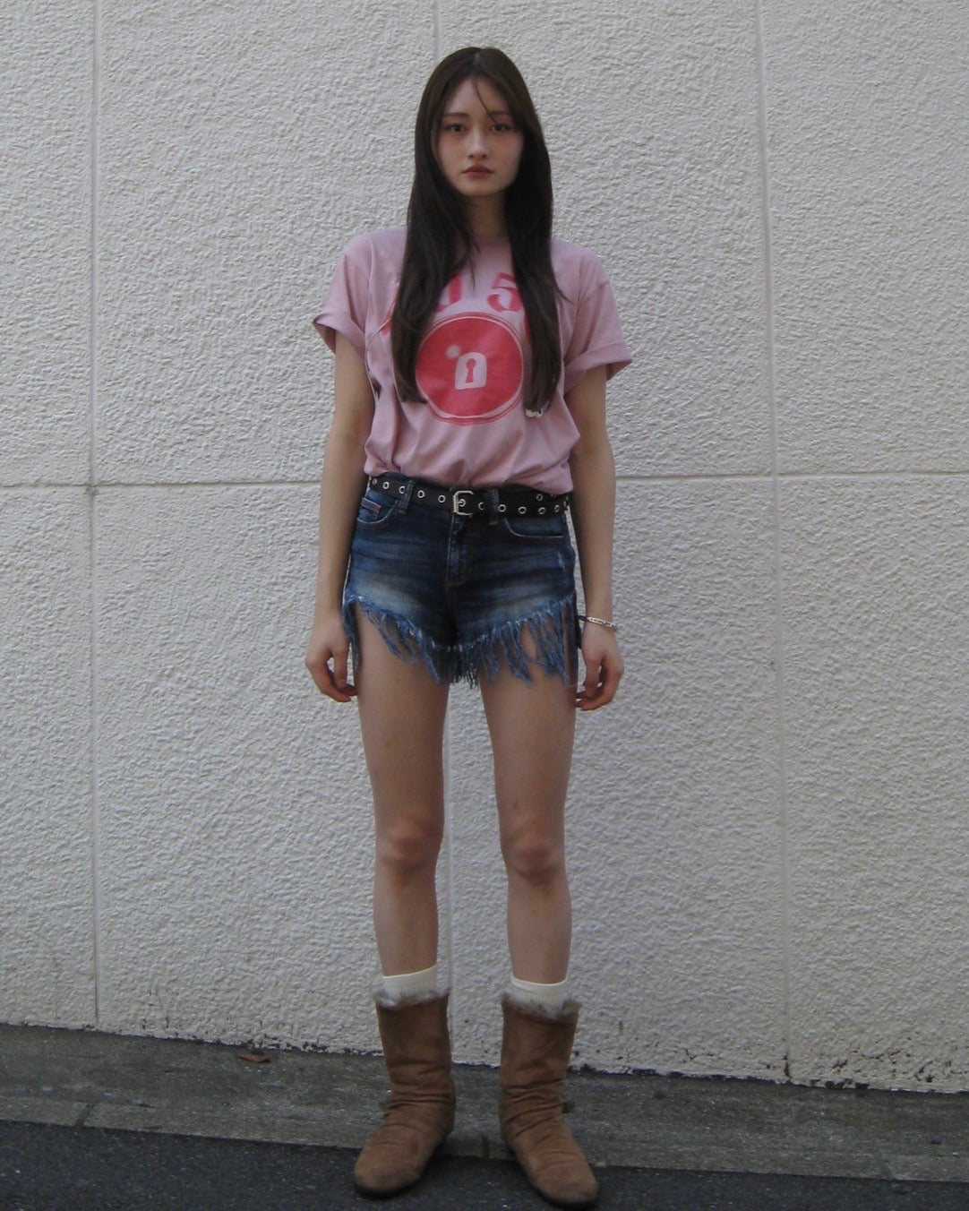 2055 LOGO T-SHIRT PINK