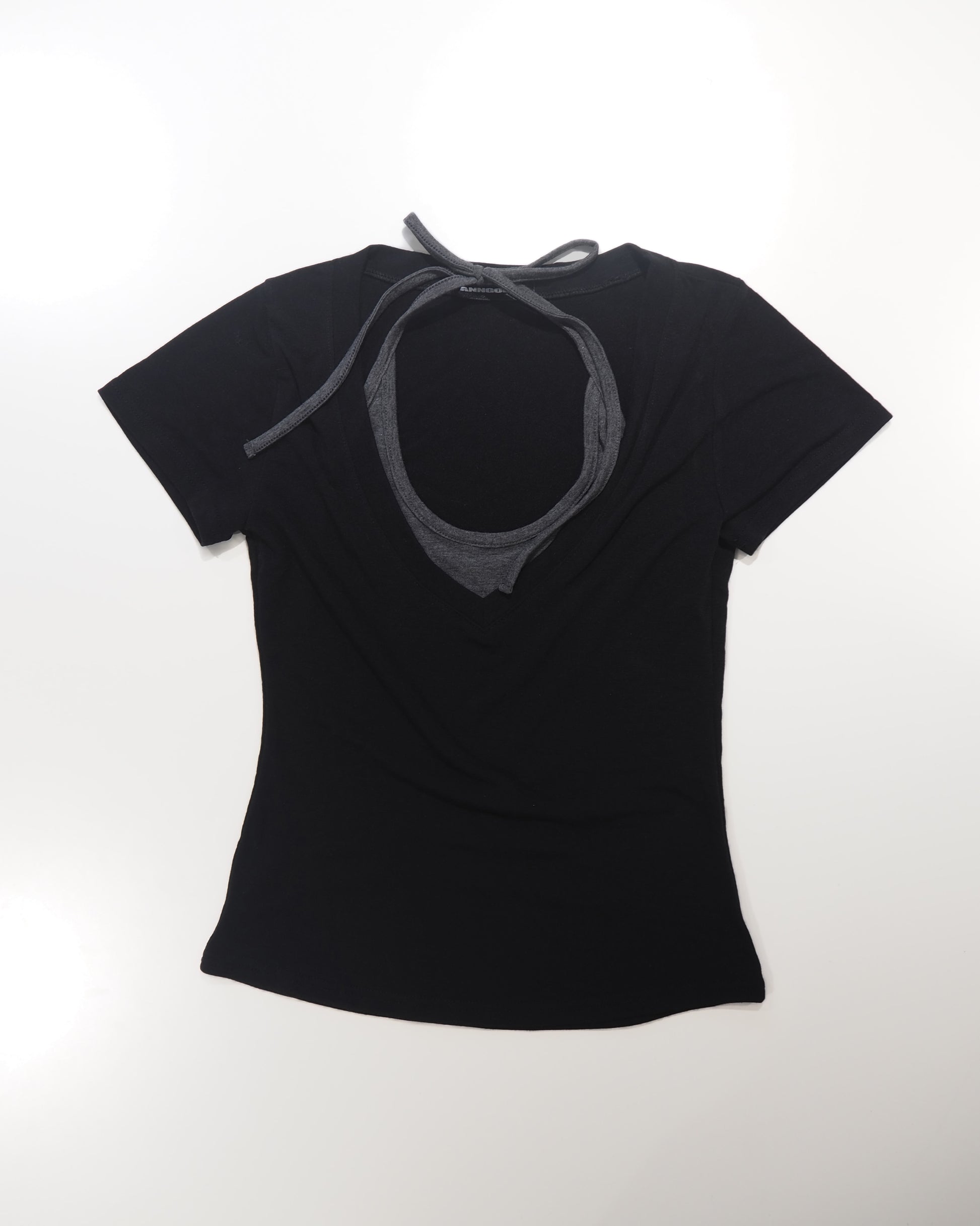 Halter-neck Layerd T-shirt