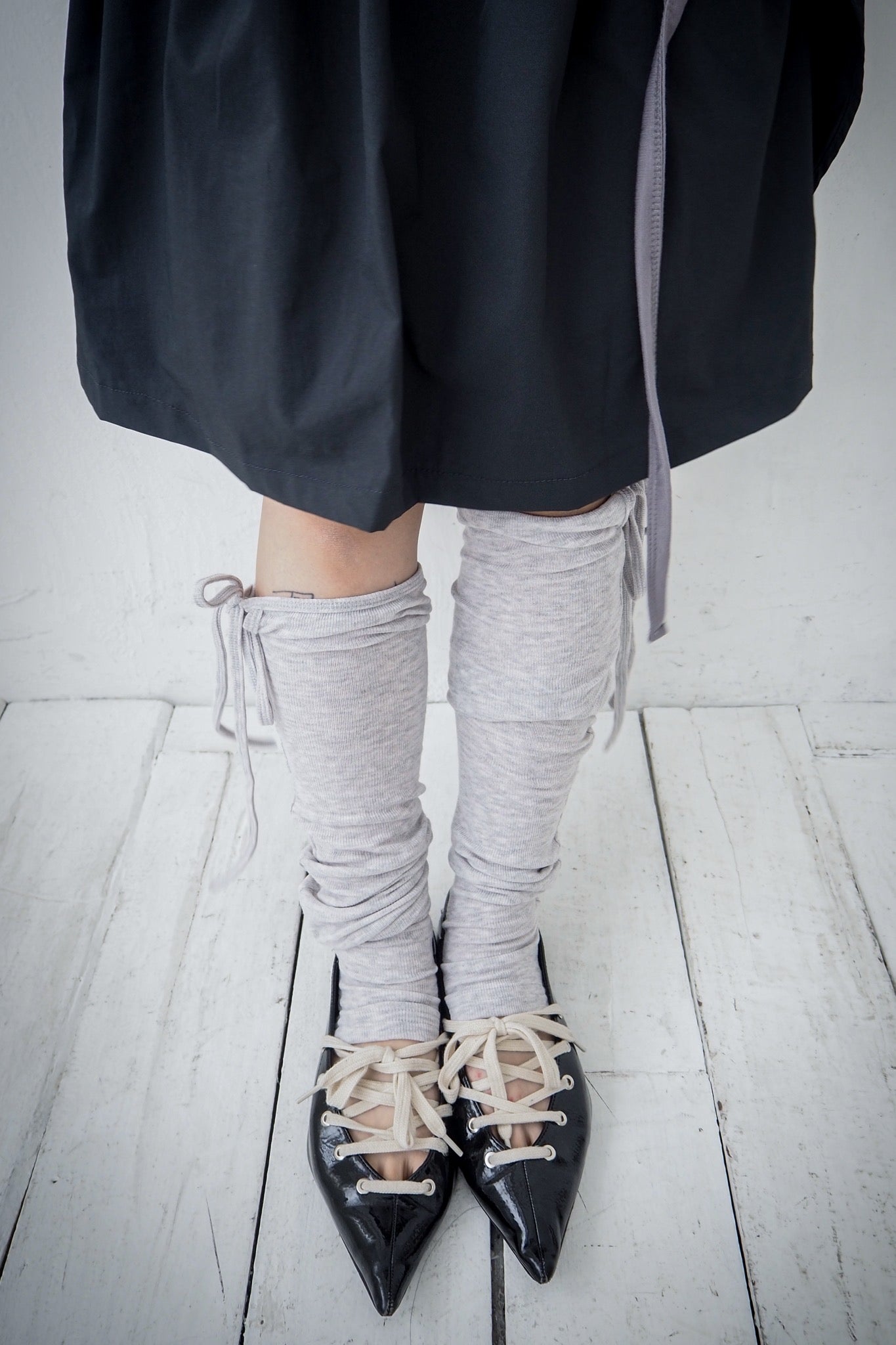 Tied Knit Leg Wear