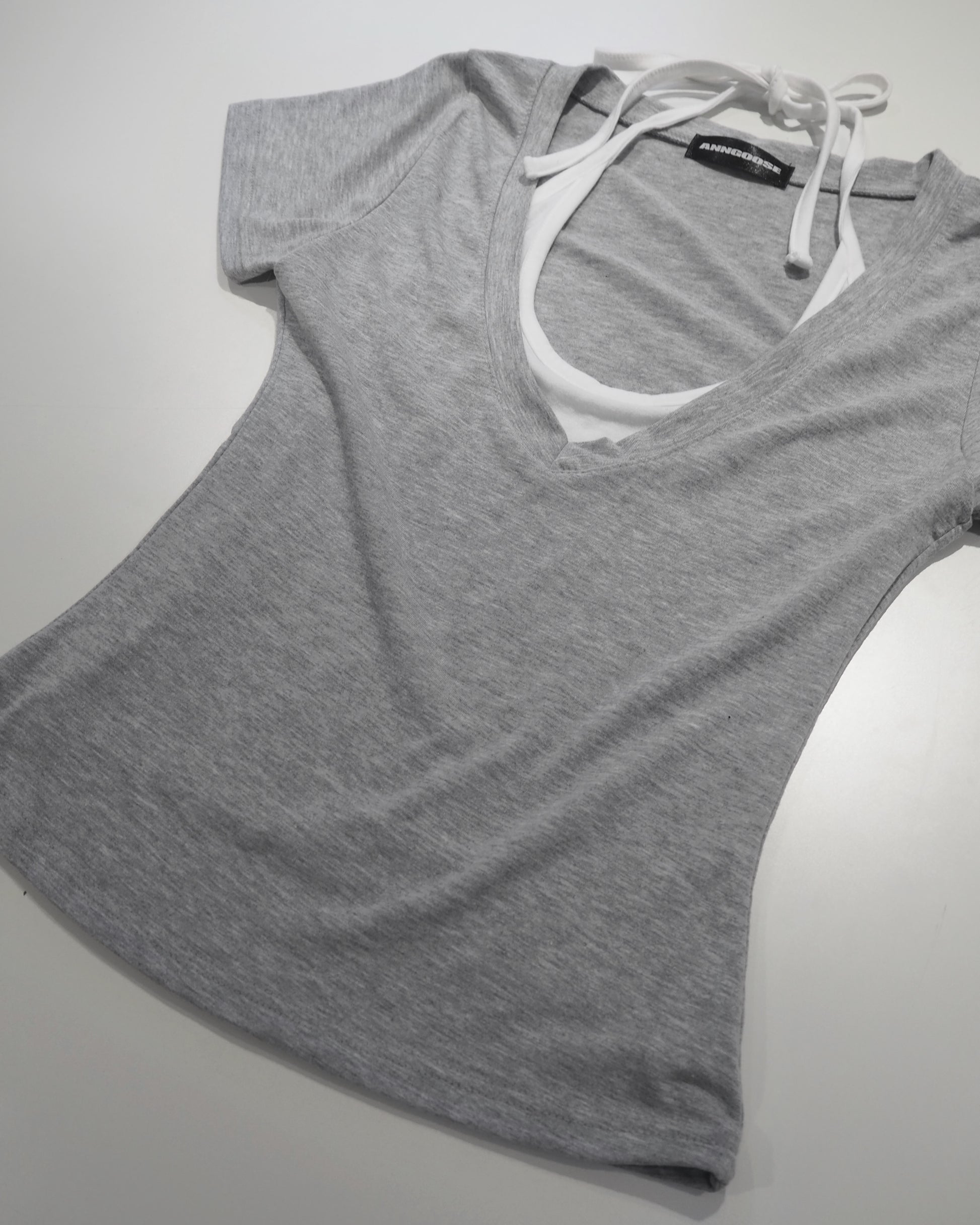 Halter-neck Layerd T-shirt