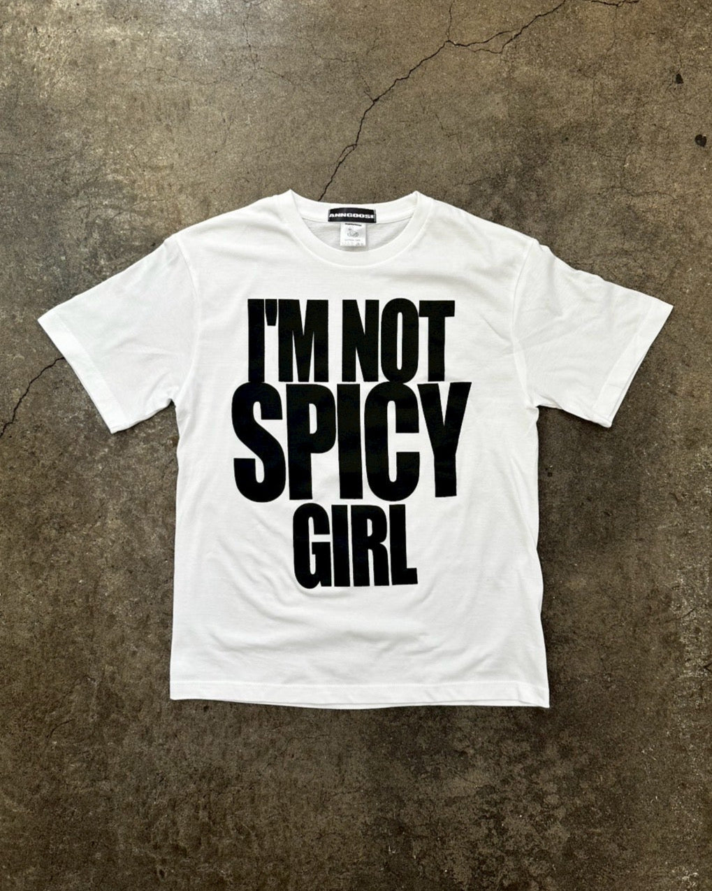 I&#39;M NOT SPICY GIRL T-SHIRT［WHITE］
