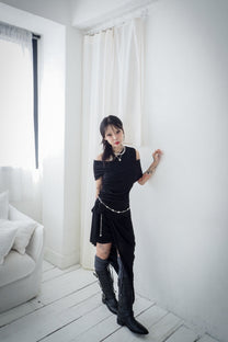 Cross Drape Tee