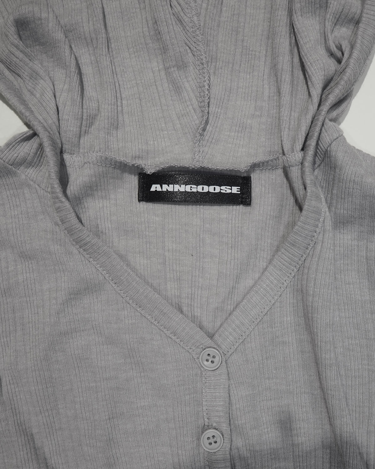 henry-neck hoodie cutsewn