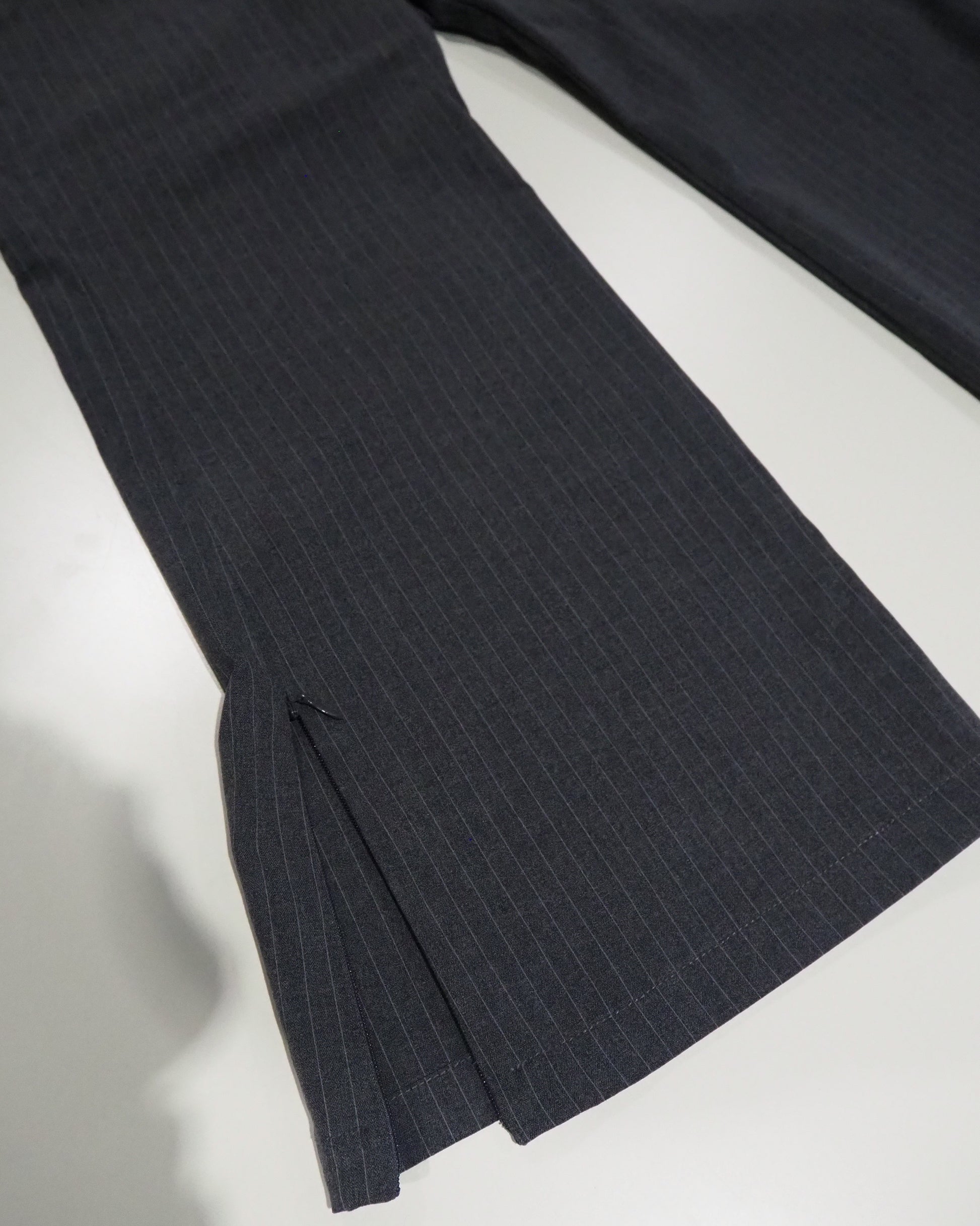 stripe cropped pants