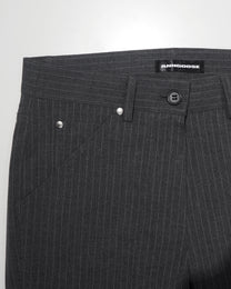 stripe cropped pants
