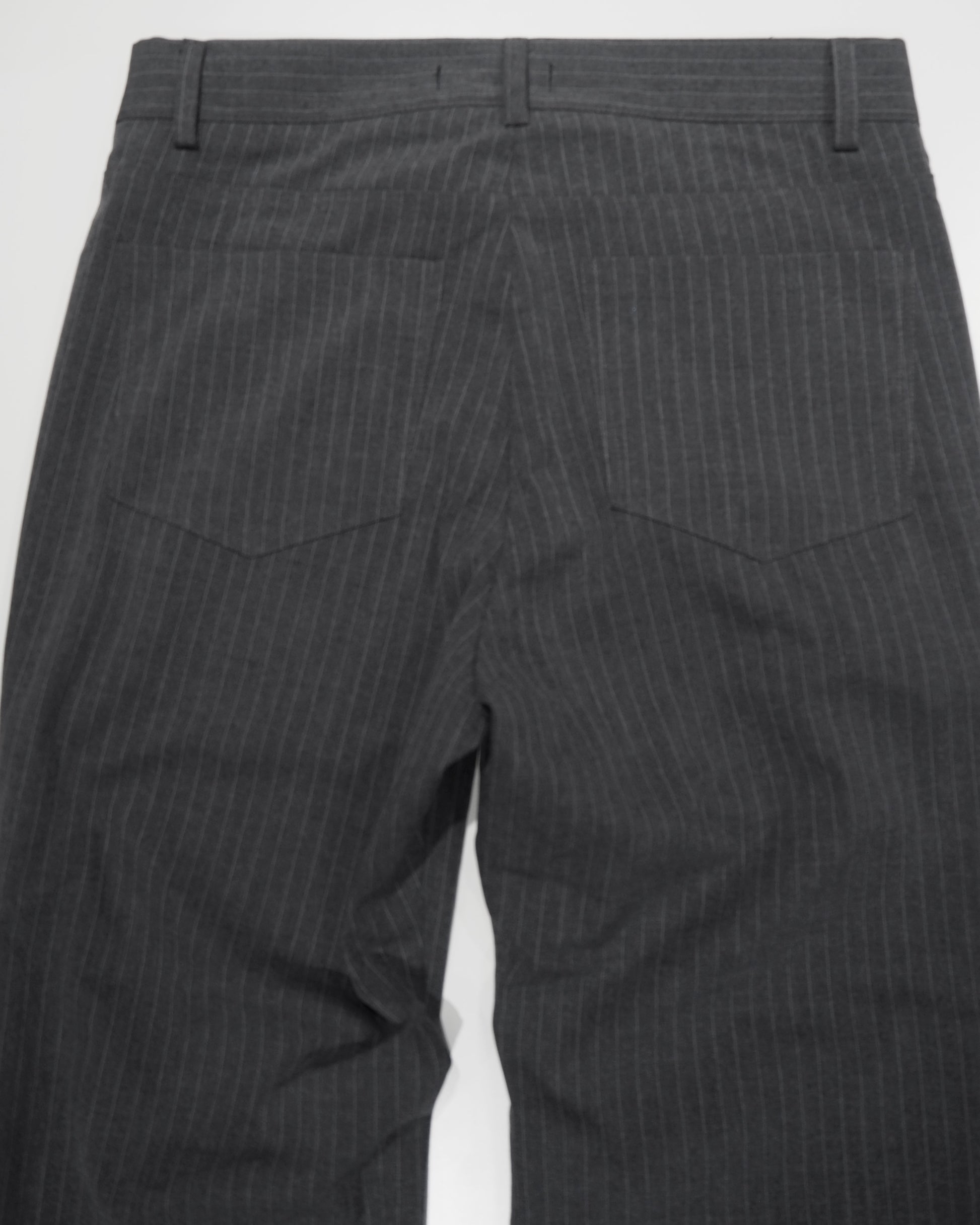 stripe cropped pants