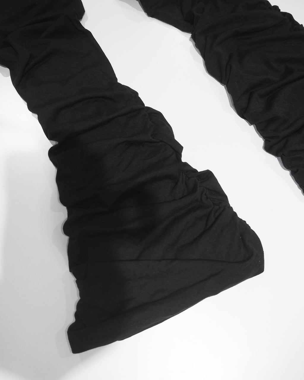 Heavy rib-shirring Leggings Pants