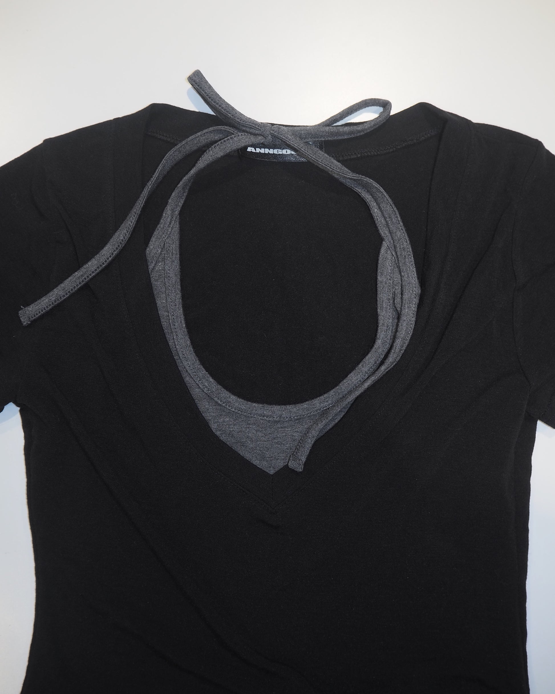 Halter-neck Layerd T-shirt
