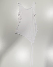 Tail no-sleeve T-shirt