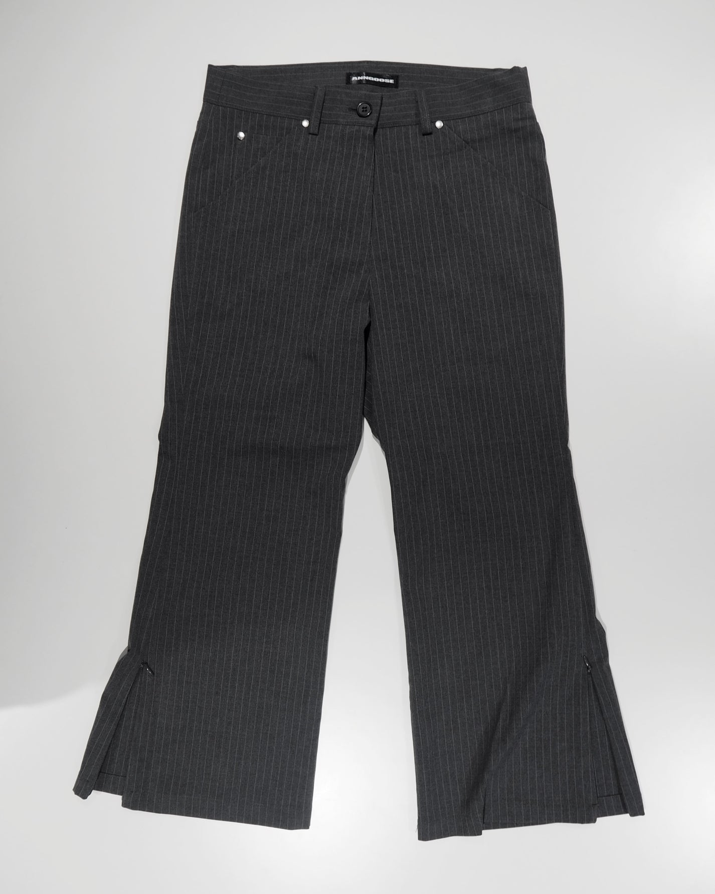 stripe cropped pants