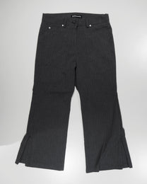stripe cropped pants