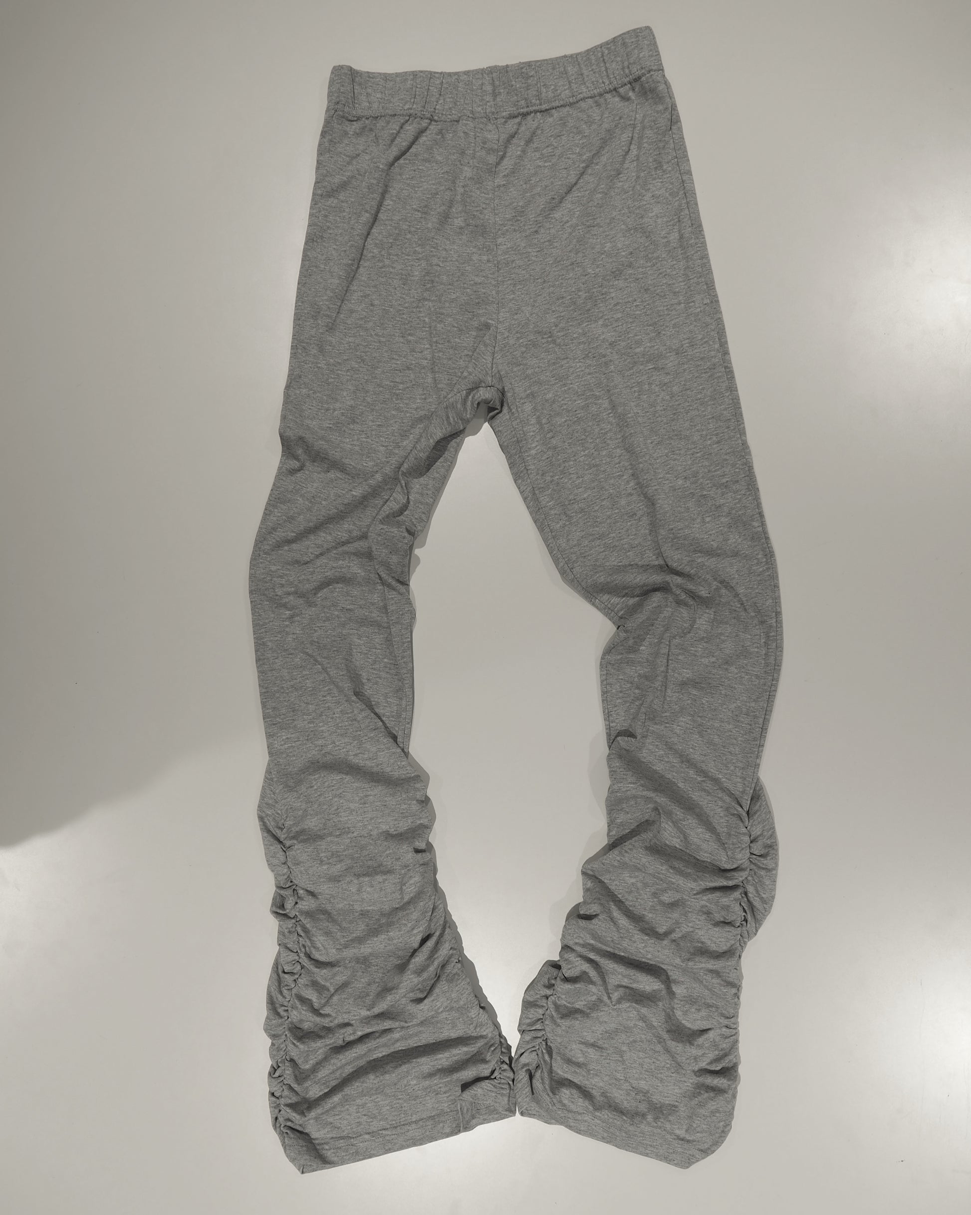 Heavy rib-shirring Leggings Pants