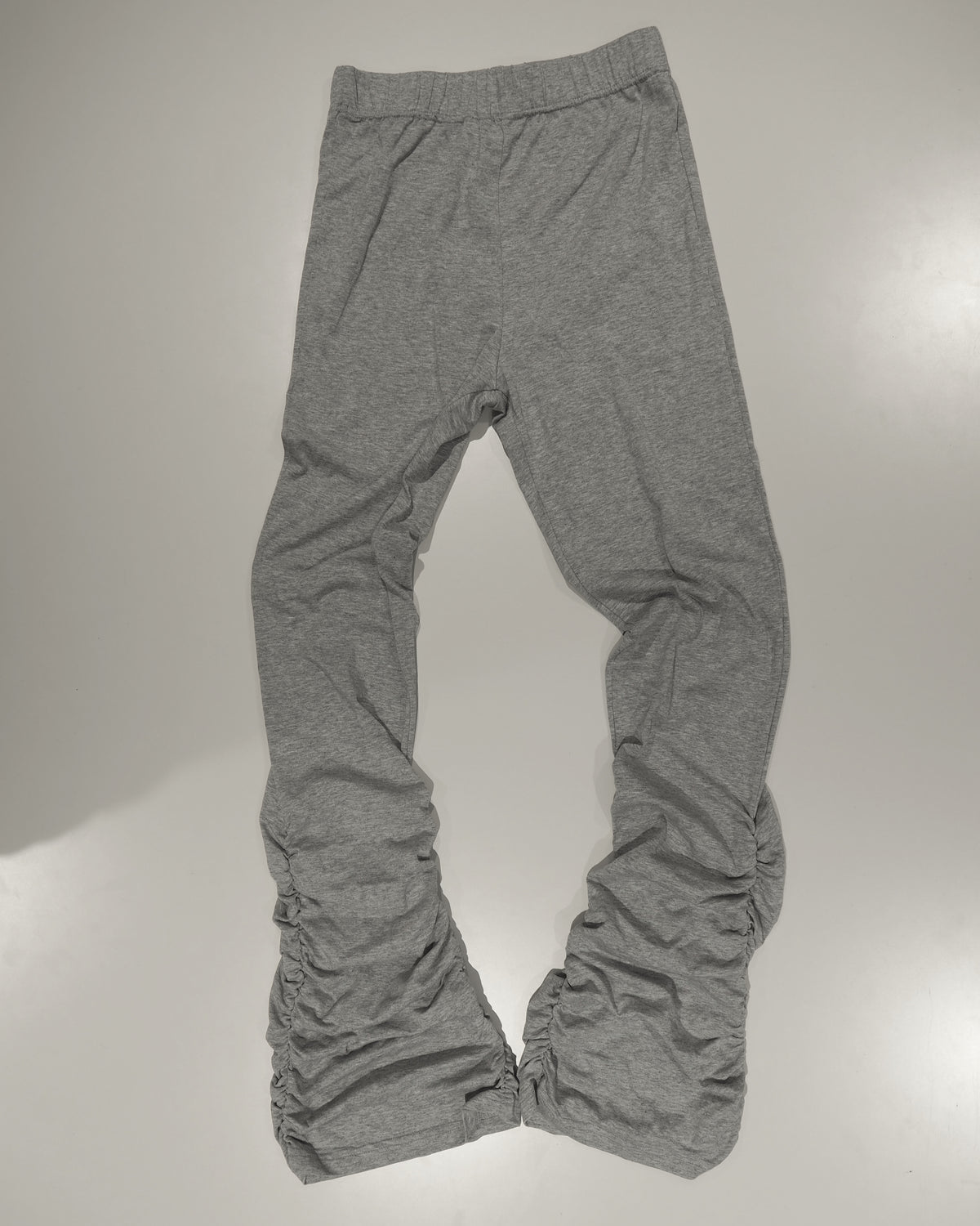 Heavy rib-shirring Leggings Pants