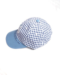 Gingham Logo Embroidery Cap