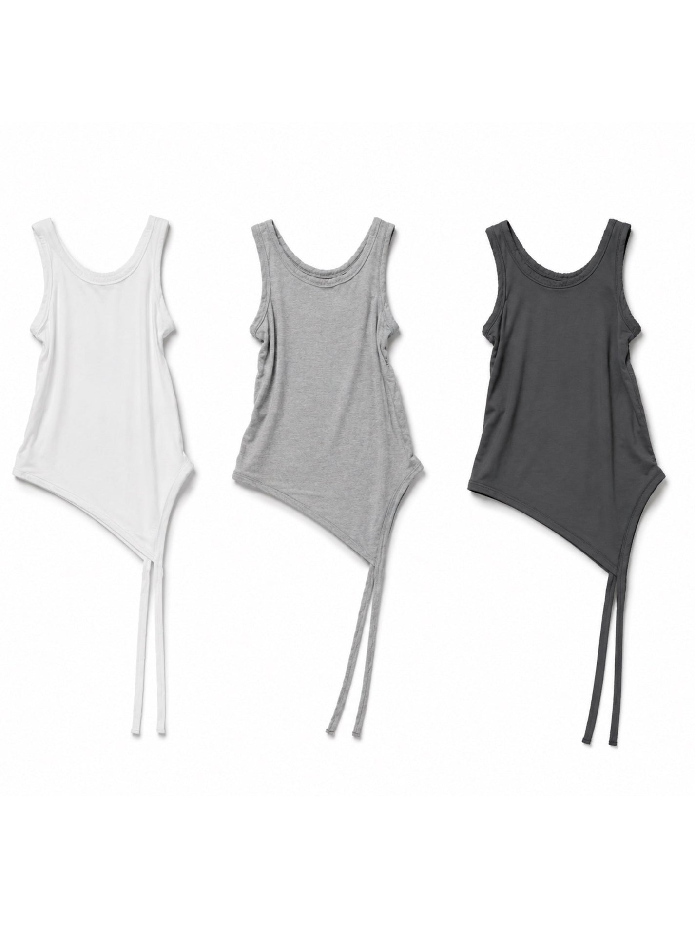 Tail no-sleeve T-shirt
